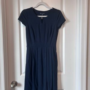 Brooks Brothers Classic Navy Midi Dress
